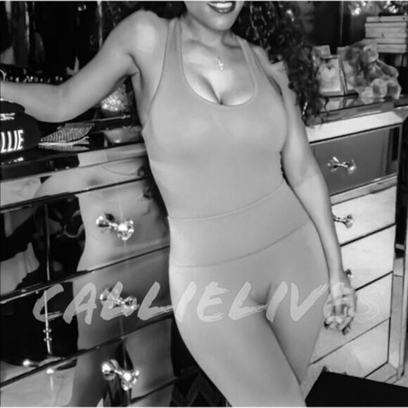 S/M Miz Seamless High Waist Burgundy Wine Leggings Small Medium Callie Zenana - Picture 11 of 11